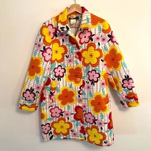 Harve Benard Women’s Vintage Floral Quilted Button-Up Jacket Size 10